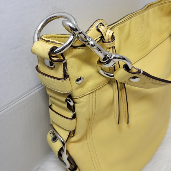 Coach Zoe genuine leather boho shoulder bucket bag - Picture 6 of 9